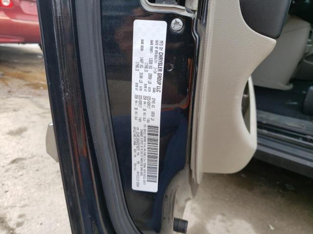 2C4RC1BGXER276875 - 2014 CHRYSLER TOWN & COU TOURING BLACK photo 12