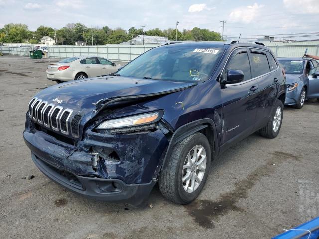 1C4PJMCS9FW513978 - 2015 JEEP CHEROKEE LATITUDE BLUE photo 2