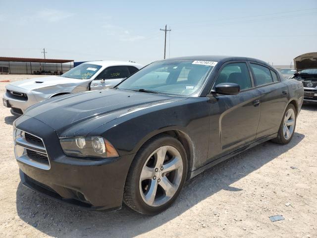 2C3CDXCT9CH260823 - 2012 DODGE CHARGER R/T BLACK photo 1