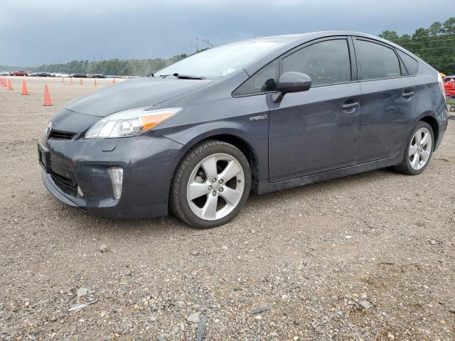 JTDKN3DU9E0366328 - 2014 TOYOTA PRIUS GRAY photo 1