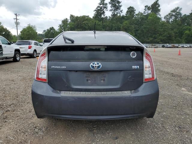 JTDKN3DU9E0366328 - 2014 TOYOTA PRIUS GRAY photo 6