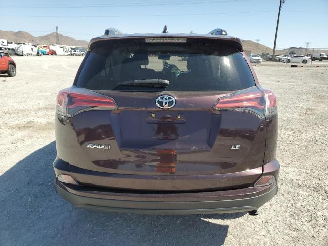 2T3ZFREV7HW368326 - 2017 TOYOTA RAV4 LE PURPLE photo 6