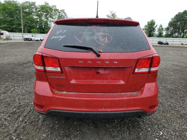 3C4PDCBB4KT846107 - 2019 DODGE JOURNEY SE RED photo 6