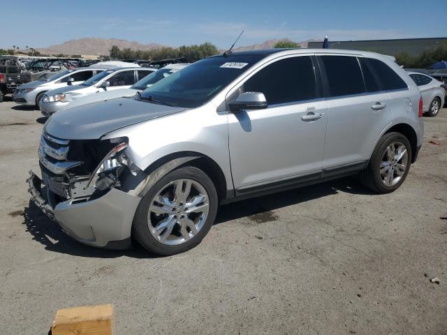 2FMDK3KC1EBA07075 - 2014 FORD EDGE LIMITED SILVER photo 1