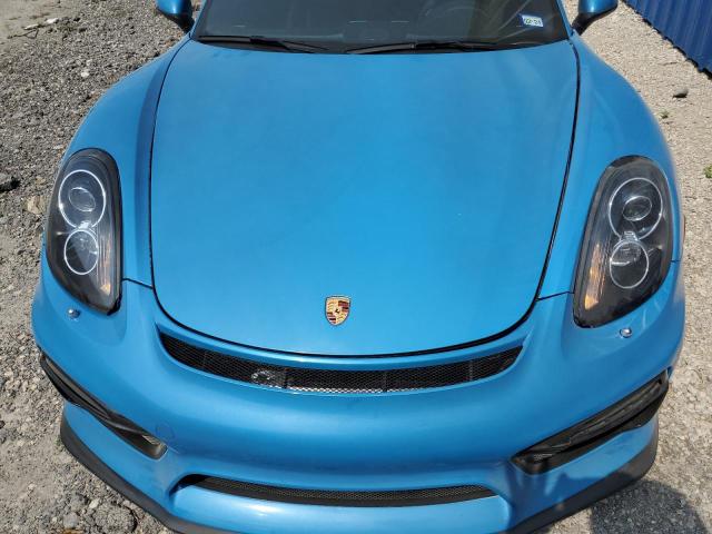 WP0AA2A8XFK161132 - 2015 PORSCHE CAYMAN BLUE photo 11