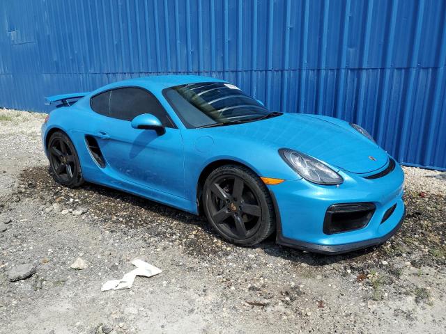 WP0AA2A8XFK161132 - 2015 PORSCHE CAYMAN BLUE photo 4