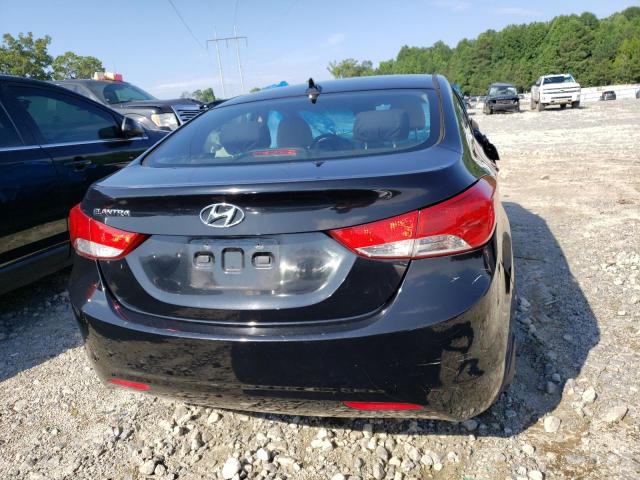 KMHDH4AE3DU977090 - 2013 HYUNDAI ELANTRA GLS BLACK photo 6