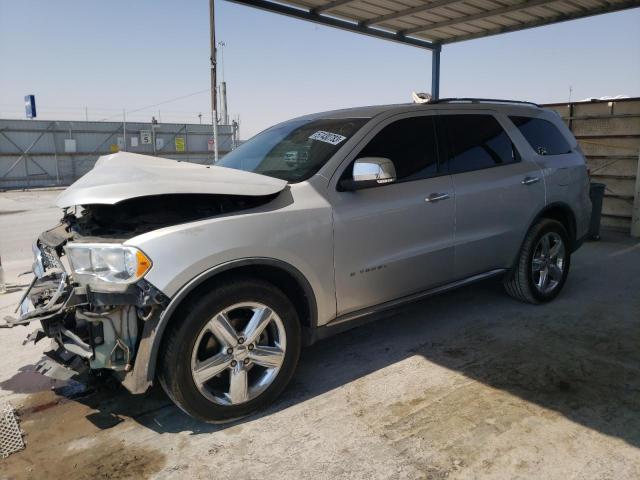 1D4SE5GT2BC689082 - 2011 DODGE DURANGO CITADEL SILVER photo 1