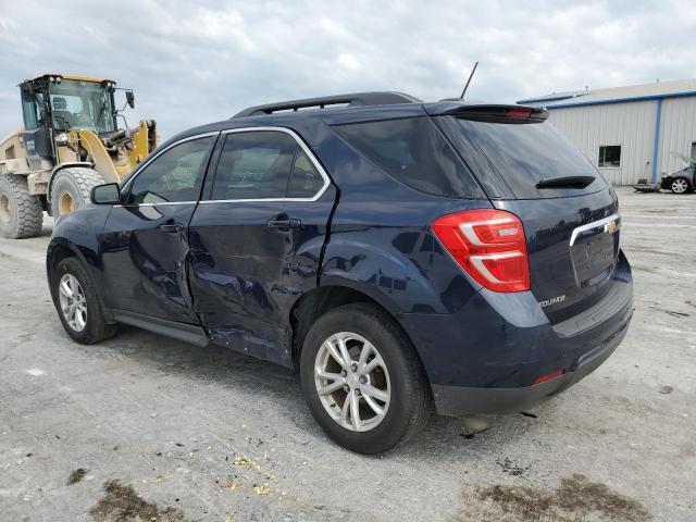 2GNALCEK4H1551157 - 2017 CHEVROLET EQUINOX LT BLUE photo 2