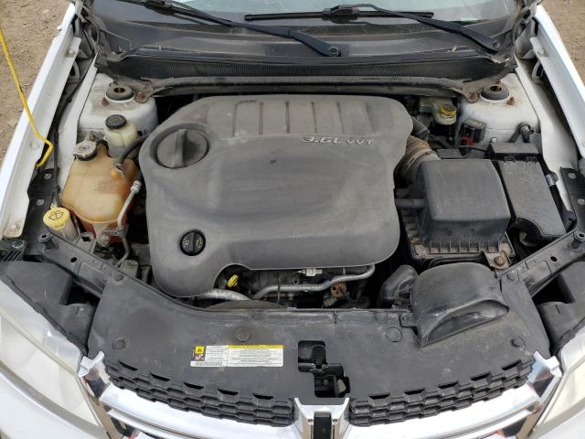 1C3CDZEG6CN276304 - 2012 DODGE AVENGER SXT 白色 照片 11