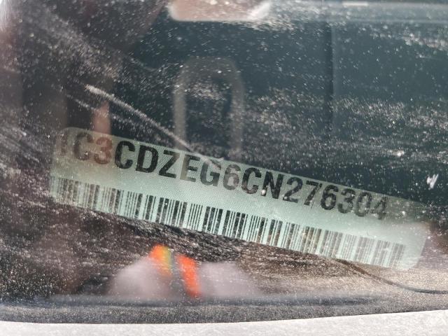 1C3CDZEG6CN276304 - 2012 DODGE AVENGER SXT 白色 照片 12