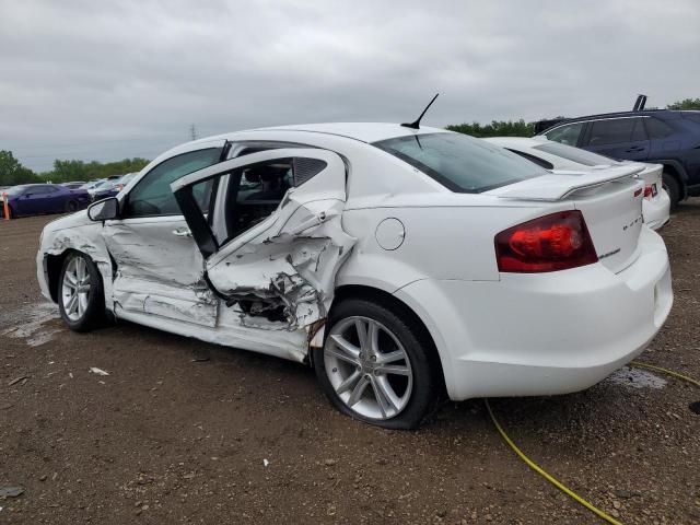 1C3CDZEG6CN276304 - 2012 DODGE AVENGER SXT 白色 照片 2