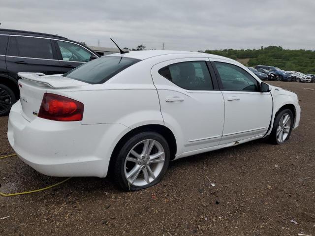1C3CDZEG6CN276304 - 2012 DODGE AVENGER SXT 白色 照片 3