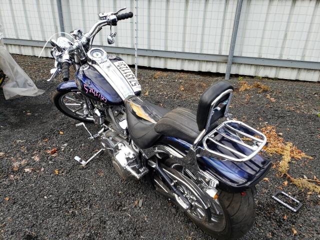 1HD1PT91X7Y952303 - 2007 HARLEY-DAVIDSON FXSTDSE BLUE photo 3