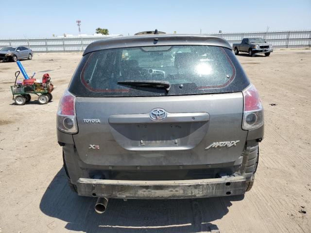 2T1KR32E08C697020 - 2008 TOYOTA COROLLA MA XR GRAY photo 6