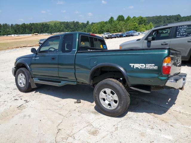4TASN92N3XZ535994 - 1999 TOYOTA TACOMA XTRACAB PRERUNNER მწვანე ფოტო 2