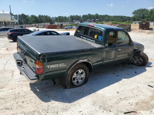 4TASN92N3XZ535994 - 1999 TOYOTA TACOMA XTRACAB PRERUNNER მწვანე ფოტო 3