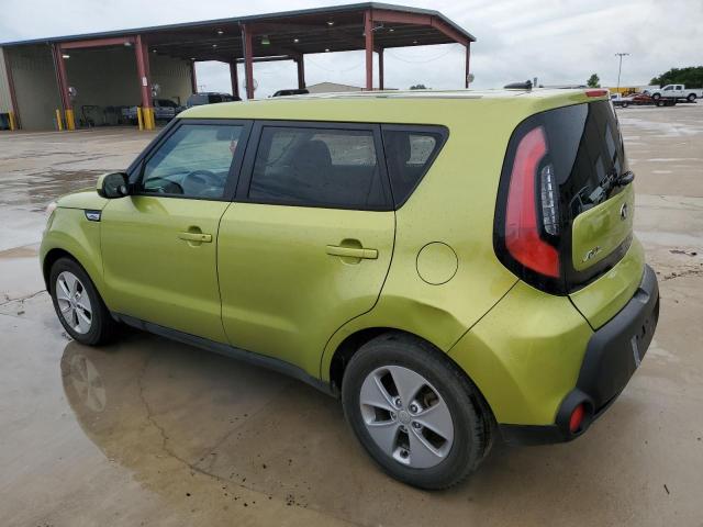 KNDJN2A22F7792136 - 2015 KIA SOUL GREEN photo 2