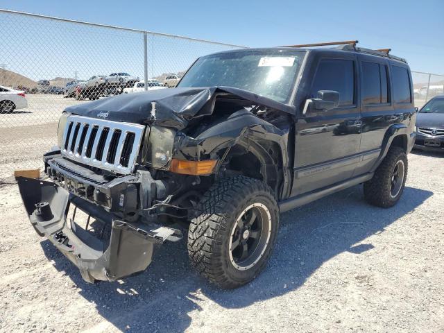 1J8HH48P37C635896 - 2007 JEEP COMMANDER BLACK photo 1