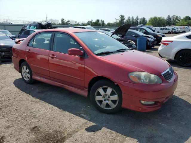 2T1BR32E35C555708 - 2005 TOYOTA COROLLA CE RED photo 4