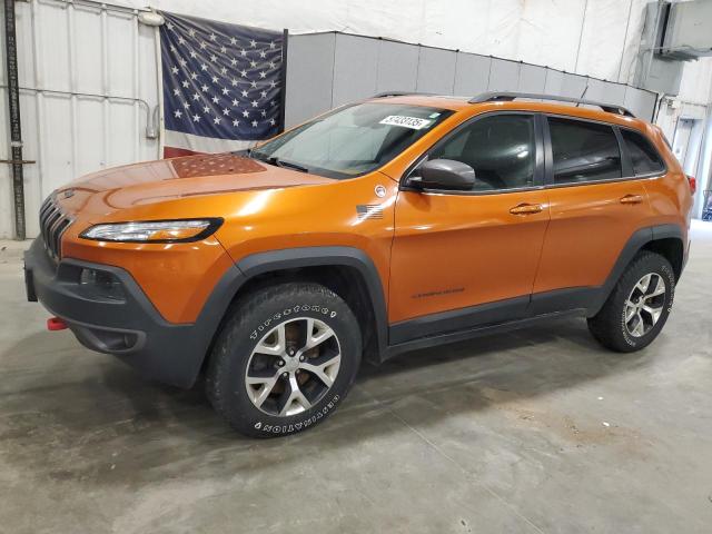 1C4PJMBSXFW522934 - 2015 JEEP CHEROKEE TRAILHAWK ORANGE photo 1