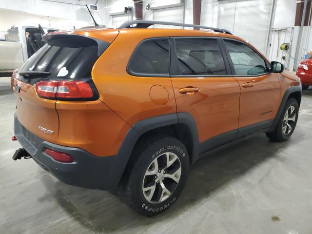 1C4PJMBSXFW522934 - 2015 JEEP CHEROKEE TRAILHAWK ORANGE photo 3