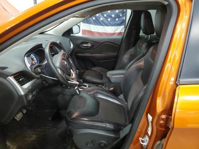 1C4PJMBSXFW522934 - 2015 JEEP CHEROKEE TRAILHAWK ORANGE photo 7