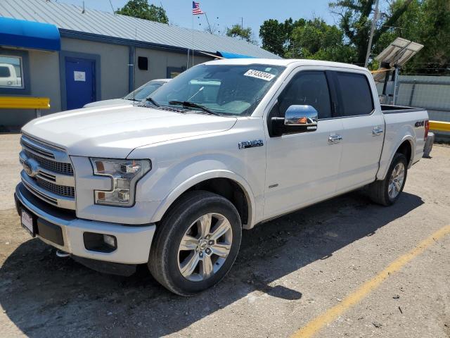 1FTEW1EG6GFB01616 - 2016 FORD F150 SUPERCREW WHITE photo 1