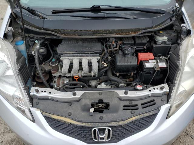 JHMGE8H56BC027511 - 2011 HONDA FIT SPORT SILVER photo 11