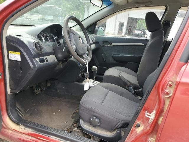 KL1TD56E29B368044 - 2009 CHEVROLET AVEO LS 红色 照片 7