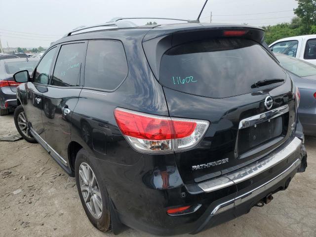 5N1AR2MM7FC701446 - 2015 NISSAN PATHFINDER S BLACK photo 2