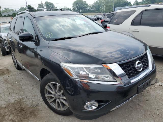 5N1AR2MM7FC701446 - 2015 NISSAN PATHFINDER S BLACK photo 4