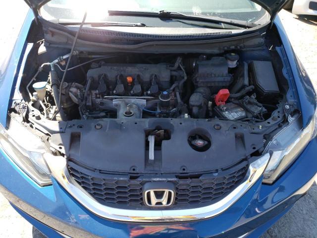 2HGFB2F54DH509286 - 2013 HONDA CIVIC LX BLUE photo 11