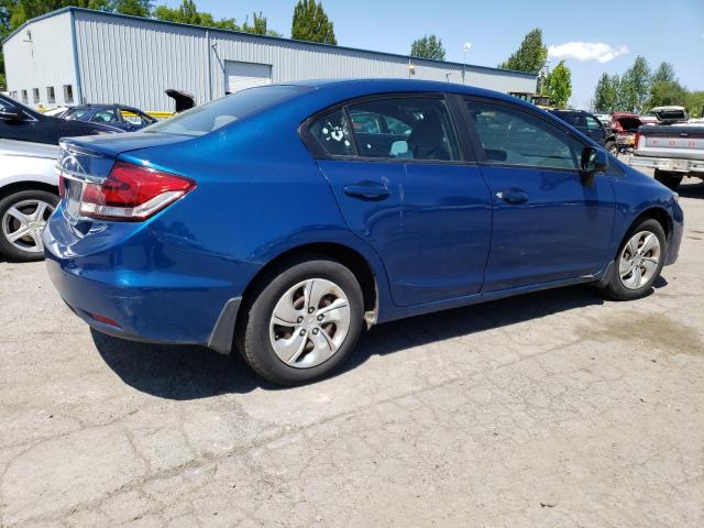 2HGFB2F54DH509286 - 2013 HONDA CIVIC LX BLUE photo 3