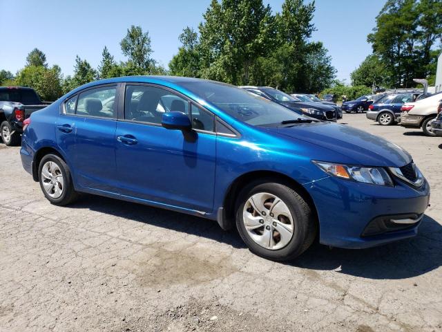 2HGFB2F54DH509286 - 2013 HONDA CIVIC LX BLUE photo 4