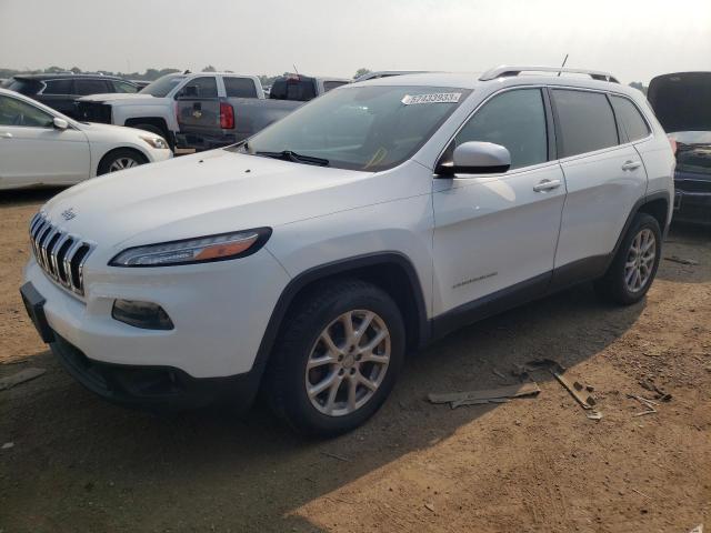 1C4PJLCB0EW249378 - 2014 JEEP CHEROKEE LATITUDE WHITE photo 1