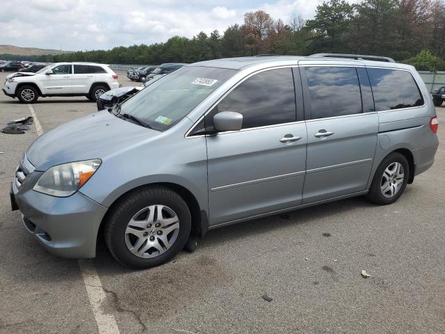 5FNRL387X6B114695 - 2006 HONDA ODYSSEY EXL BLUE photo 1