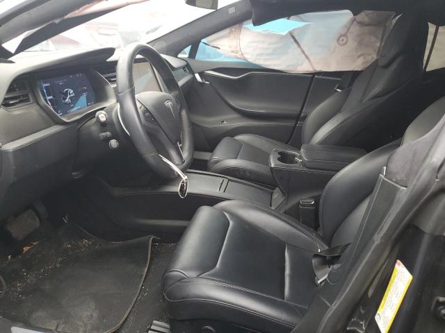 5YJSA1E20JF273495 - 2018 TESLA MODEL S Сірий фото 7