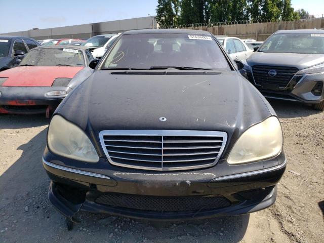 WDBNG76J14A386016 - 2004 MERCEDES-BENZ S 600 BLACK photo 5