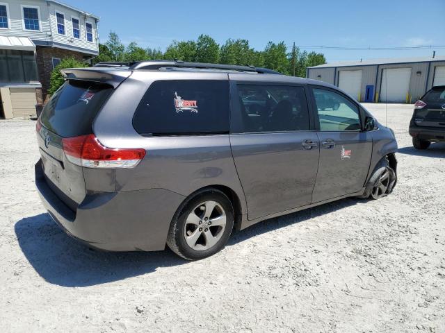 5TDKK3DC5BS062843 - 2011 TOYOTA SIENNA LE GRAY photo 3