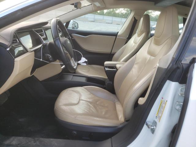 5YJSA1H18EFP33284 - 2014 TESLA MODEL S WHITE photo 7
