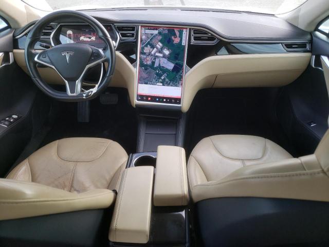 5YJSA1H18EFP33284 - 2014 TESLA MODEL S WHITE photo 8