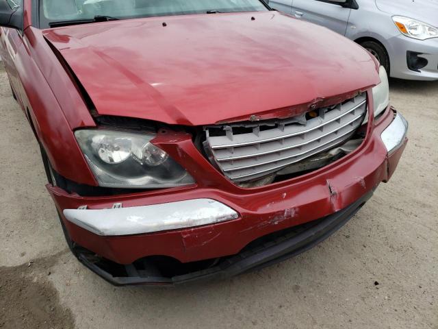 2C4GM68435R548469 - 2005 CHRYSLER PACIFICA TOURING BURGUNDY photo 9