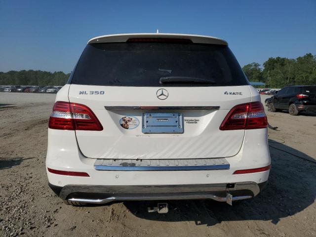 4JGDA5HB2EA362149 - 2014 MERCEDES-BENZ ML 350 4MATIC WHITE photo 6