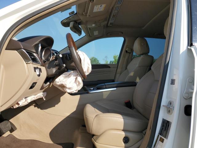 4JGDA5HB2EA362149 - 2014 MERCEDES-BENZ ML 350 4MATIC WHITE photo 7