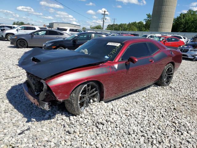 2C3CDZFJ9MH635715 - 2021 DODGE CHALLENGER R/T SCAT PACK BURGUNDY photo 1