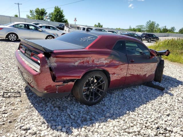 2C3CDZFJ9MH635715 - 2021 DODGE CHALLENGER R/T SCAT PACK BURGUNDY photo 3