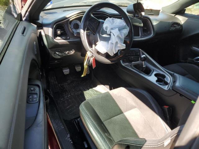 2C3CDZFJ9MH635715 - 2021 DODGE CHALLENGER R/T SCAT PACK BURGUNDY photo 8