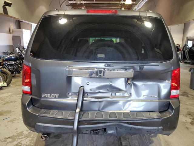 5FNYF3H9XBB021710 - 2011 HONDA PILOT TOURING GRAY photo 6