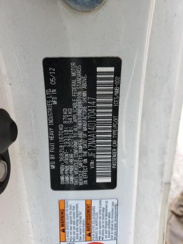 JF1ZNAA14D1704147 - 2013 TOYOTA SCION FR-S 白色 照片 12